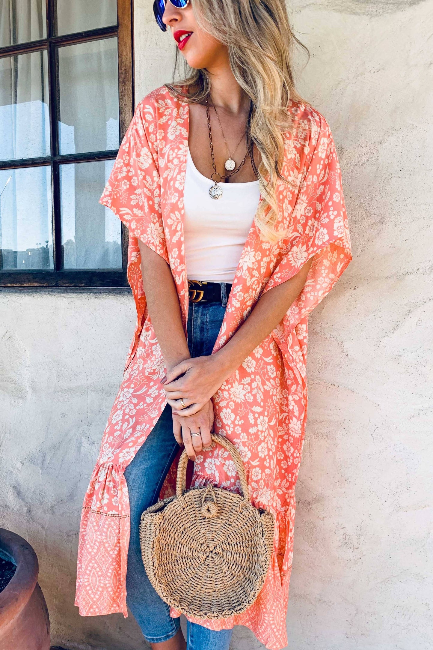 Blush Me Gypsy Kimono