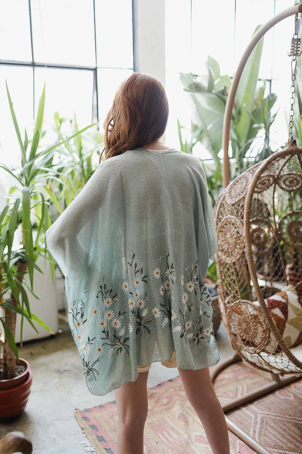 Sage Daisy Gypsy Kimono