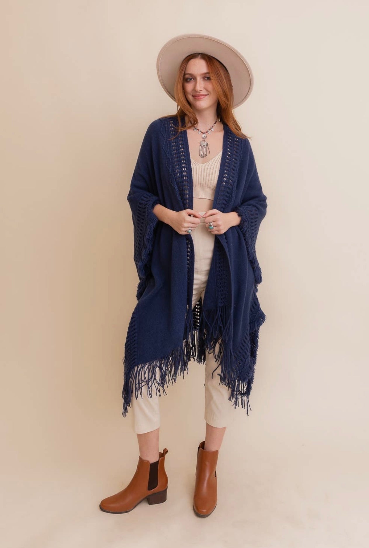 Frayed Gypsy Ruana