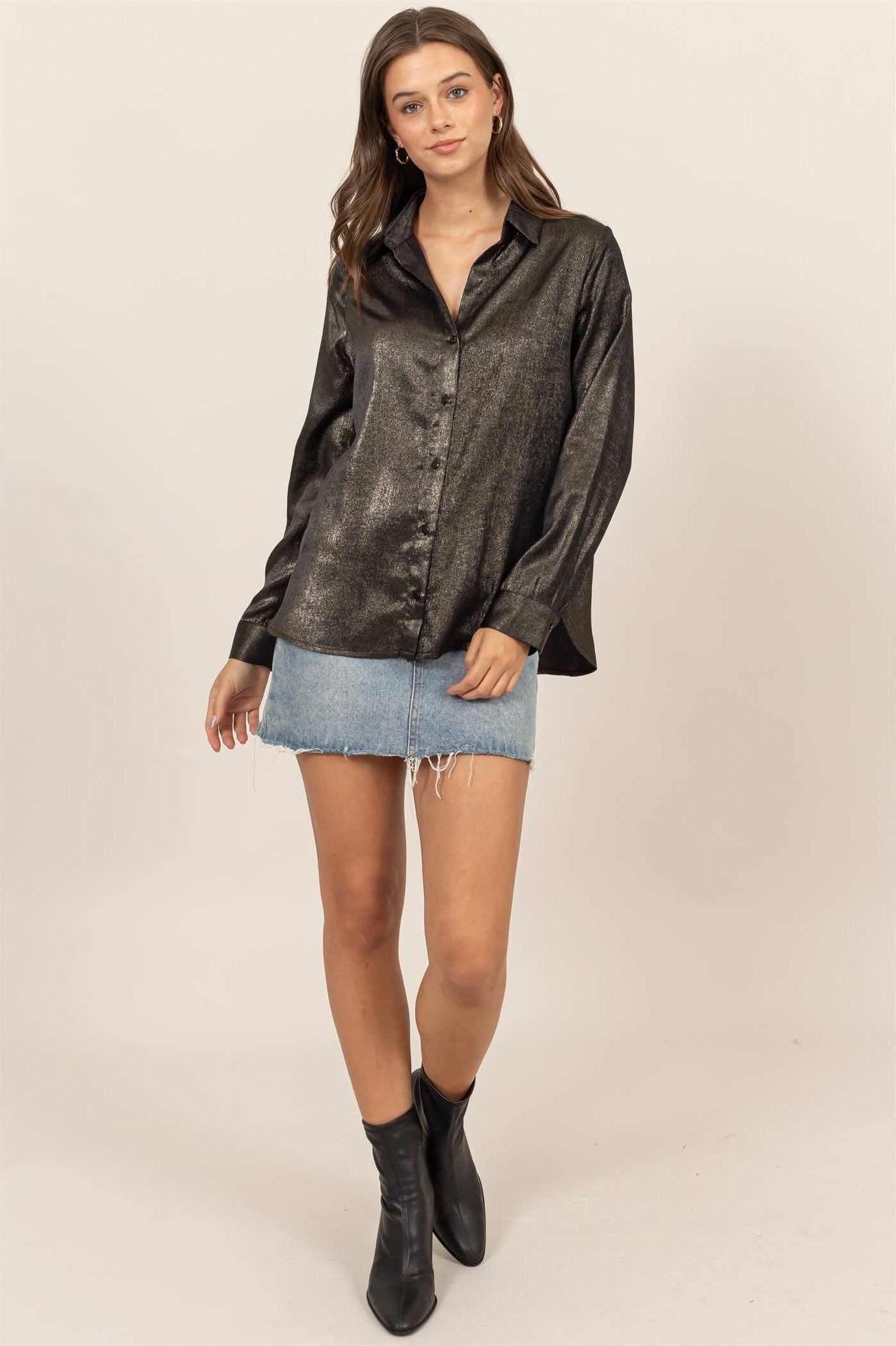 Shimmer Down Gypsy Blouse