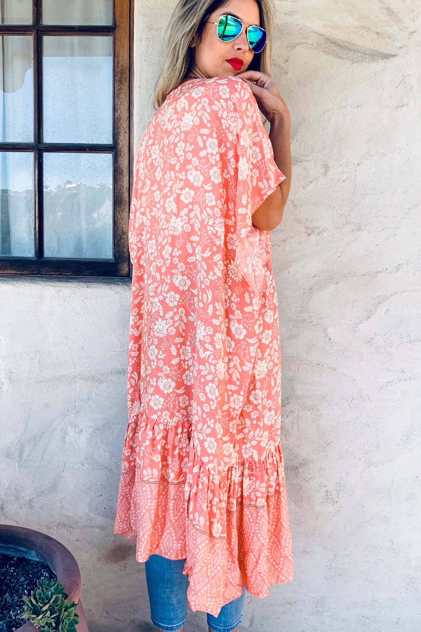 Blush Me Gypsy Kimono