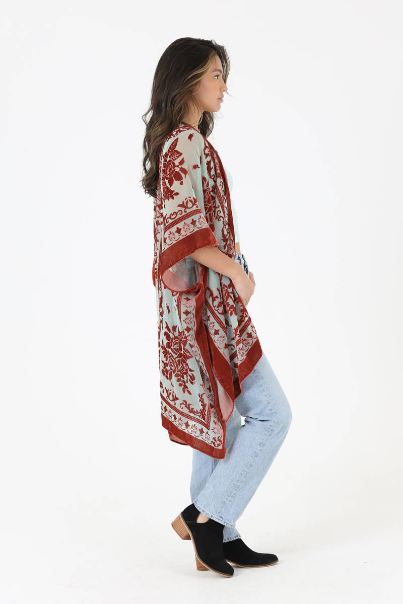 Velvet Mirage Kimono
