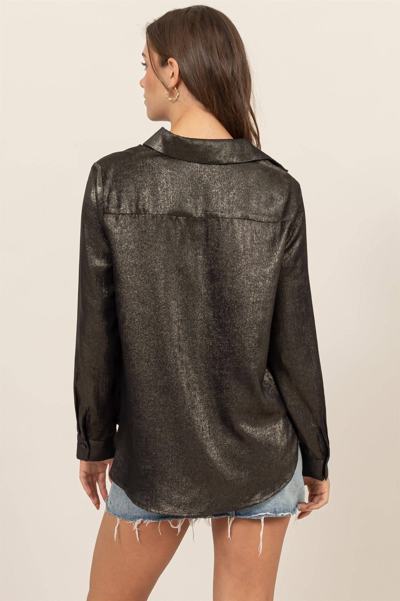 Shimmer Down Gypsy Blouse