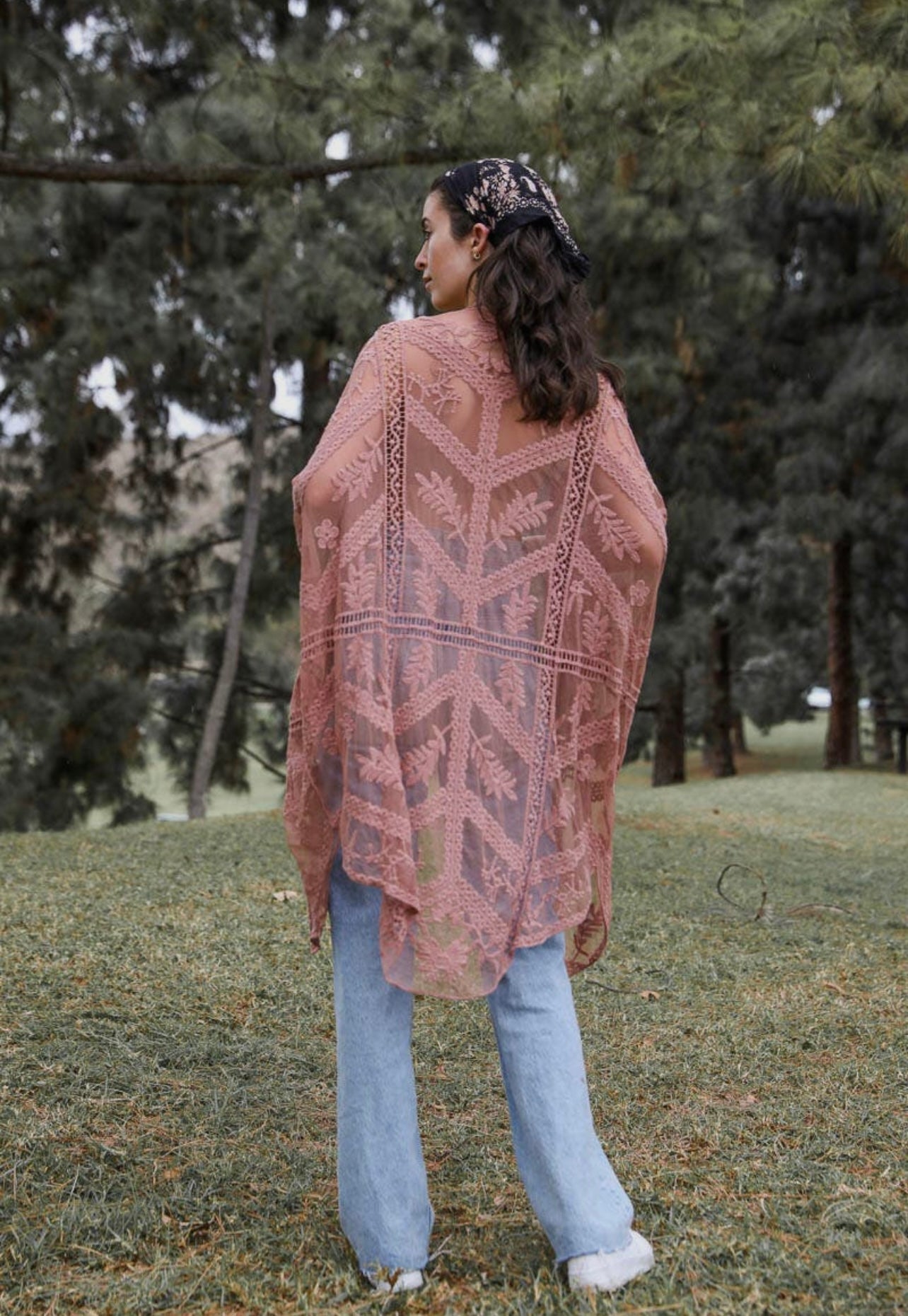 Lacey Leaf Gypsy Kimono