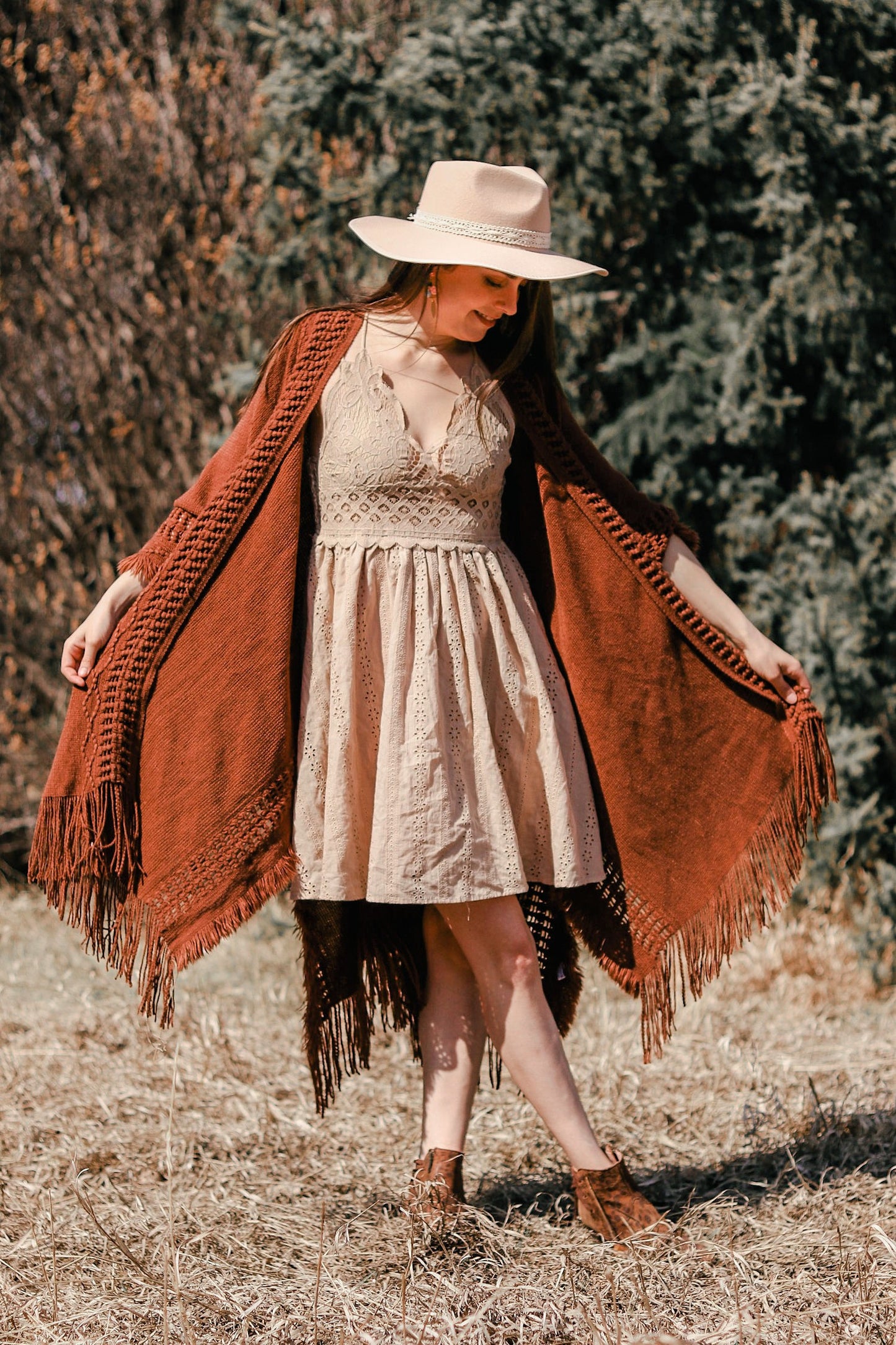 Frayed Gypsy Ruana