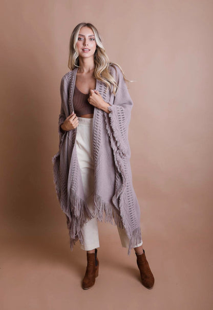 Frayed Gypsy Ruana