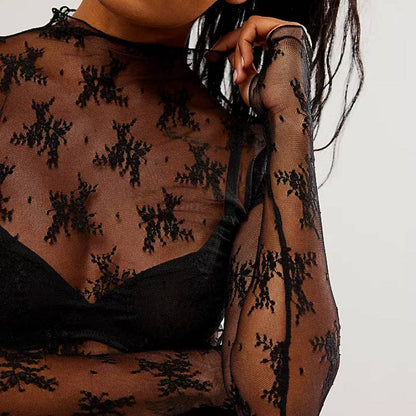 Floral Lace Layer Top