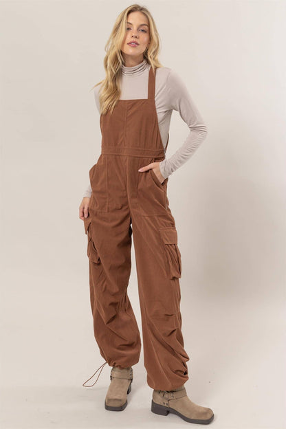 Brown Corduroy Gypsy Overalls