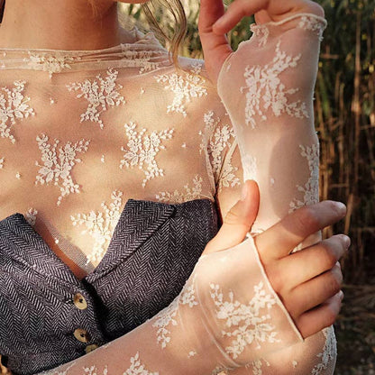 Floral Lace Layer Top