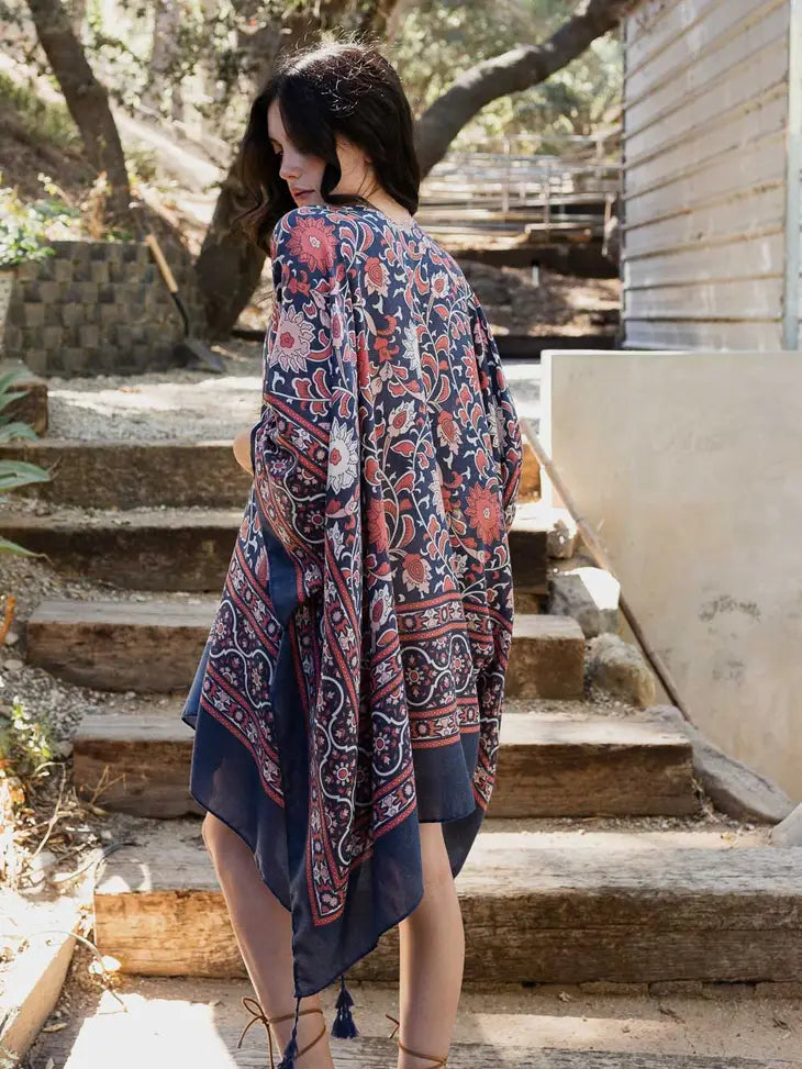 Berry Blossom Gypsy Kimono
