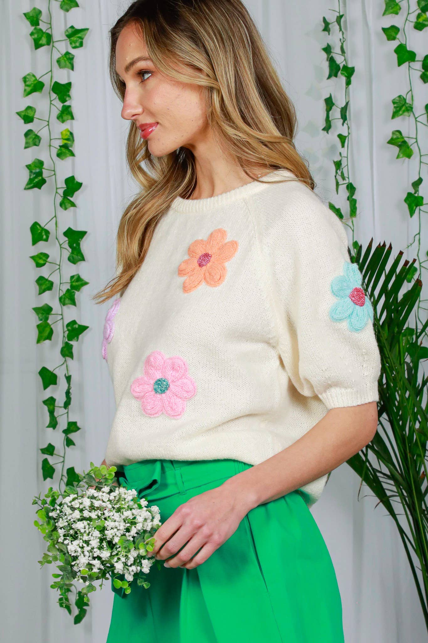 Flower Power Gypsy Sweater