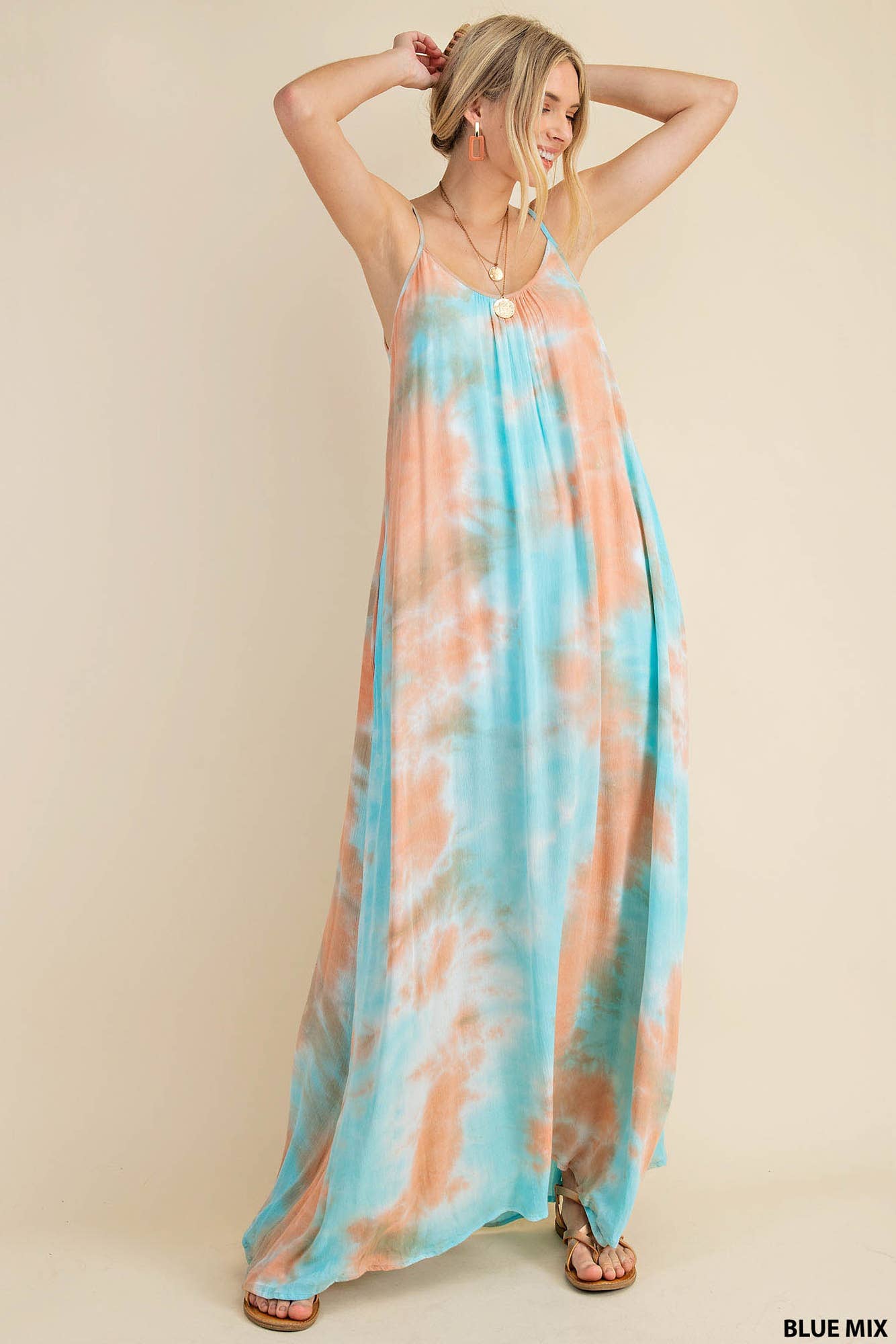 Tie-Dye Gypsy Dress