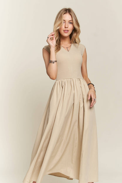 Cute & Khaki Gypsy Dress