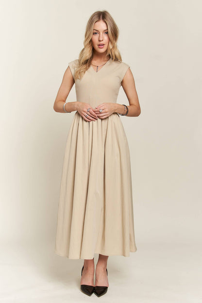 Cute & Khaki Gypsy Dress