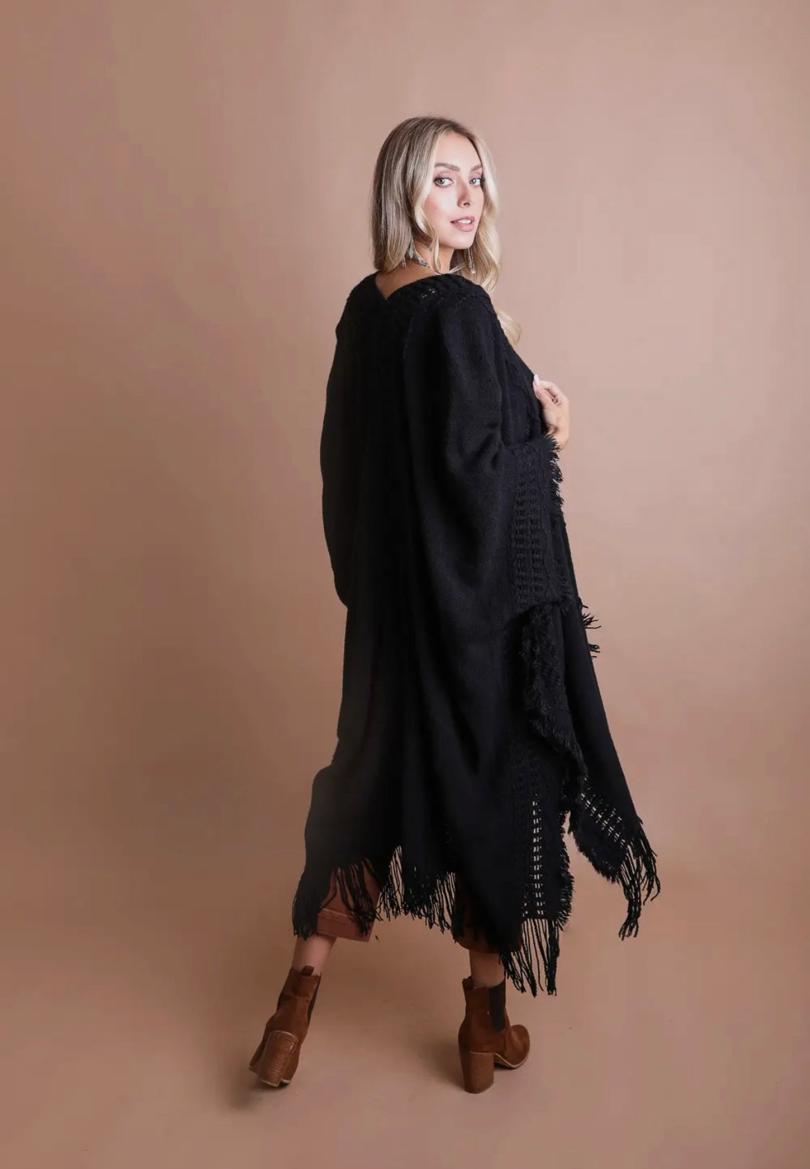 Frayed Gypsy Ruana