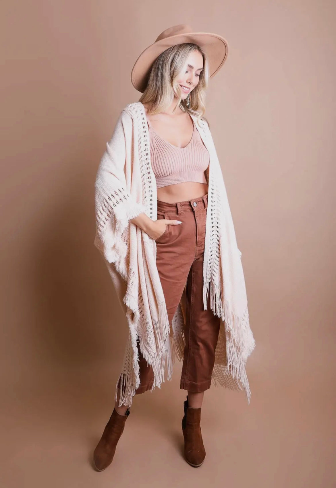 Frayed Gypsy Ruana