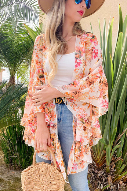 Rose Sangria Gypsy Kimono