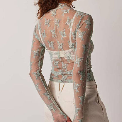 Floral Lace Layer Top