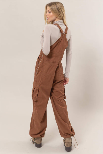 Brown Corduroy Gypsy Overalls