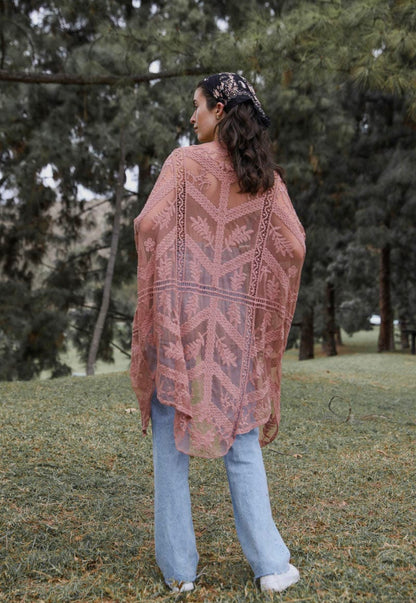 Lacey Leaf Gypsy Kimono