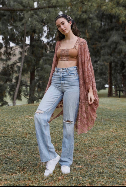 Lacey Leaf Gypsy Kimono
