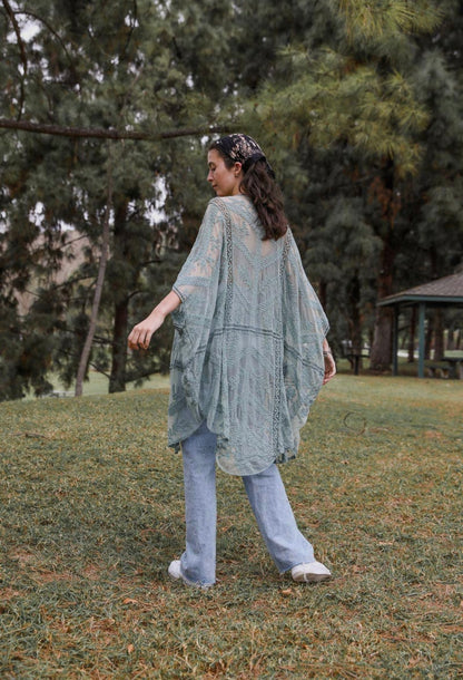 Lacey Leaf Gypsy Kimono