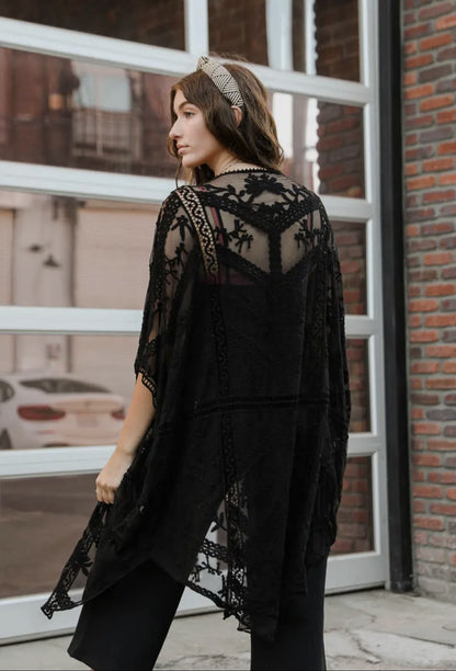 Lacey Leaf Gypsy Kimono